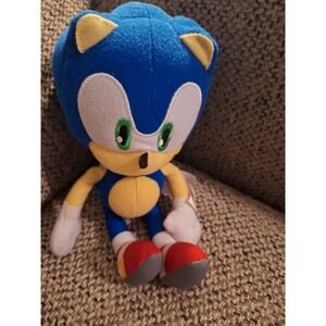 Sonic the Hedgehog Plush Doll Stuffed Animal‎ Toy 8" Authentic SEGA